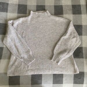 LOFT muted pastel tinsel sweater